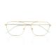 NO POP - glasses metal frame - gold color