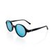 Runaway with blue polarized lenses