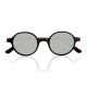 Runaway with blue polarized lenses