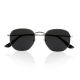 Hexagon black polarized lenses sunglasses