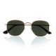 Hexagon green polarized lenses sunglasses
