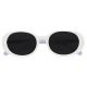 GLAMOUR - WHITE- BLACK LENS