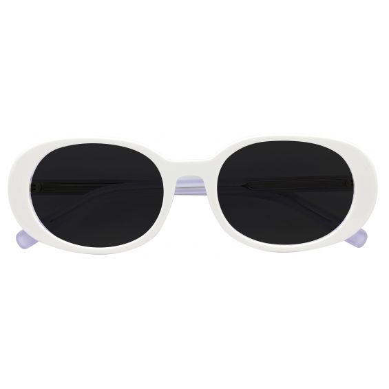 GLAMOUR - WHITE- BLACK LENS
